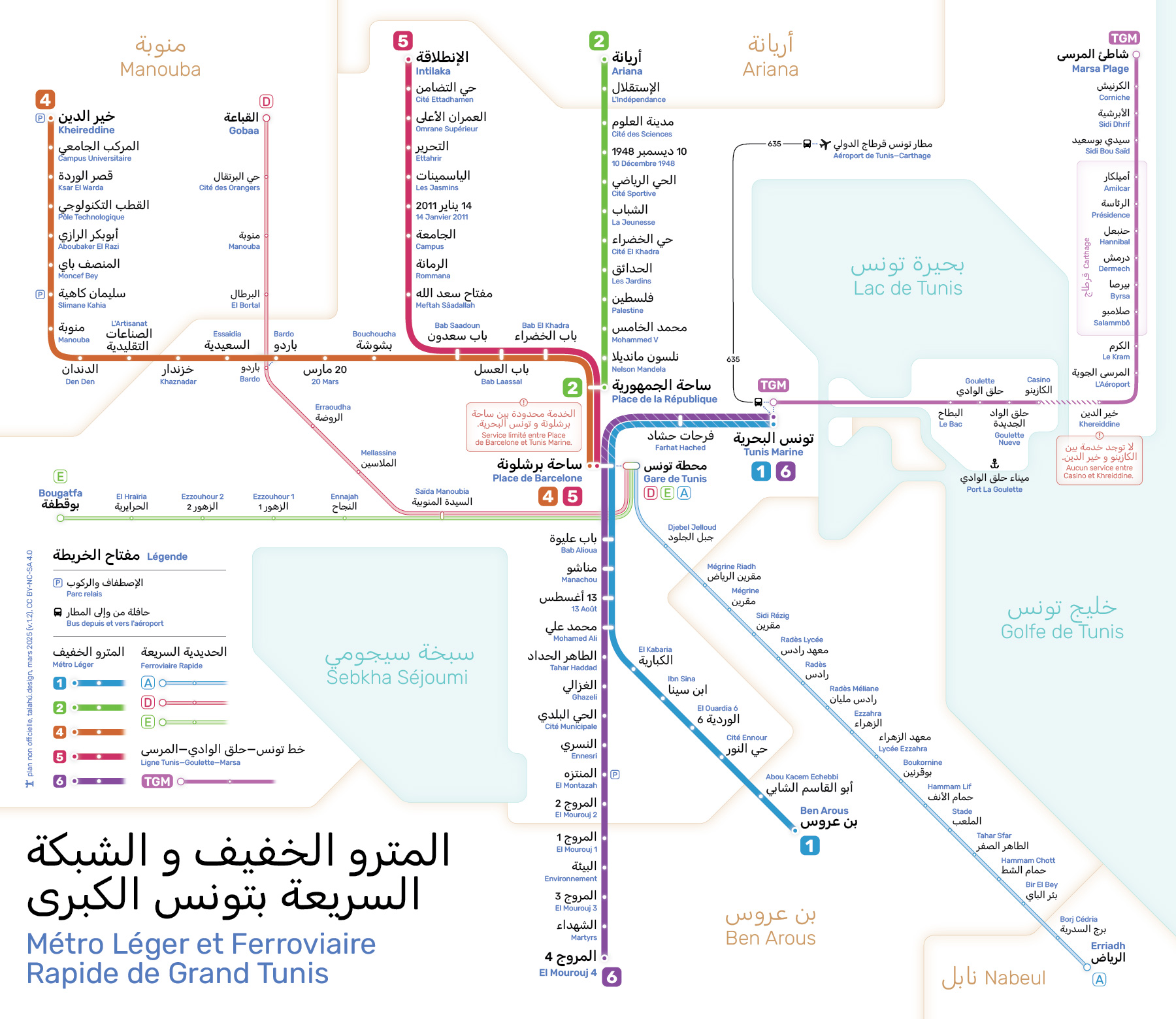 Tunis Light Metro & Suburban Rail